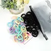 Seamless, high-elasticity and durable rubber bands for babies, Korean girls' hair won't be damaged, candy-colored towel bands, hair bands and hair ties wholesale Application Scenario
